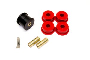 Chevrolet Camaro Differential Mount Bushing Kit - BMR Suspension - Poly/Delrin Combo - Black/Red - `12-`15